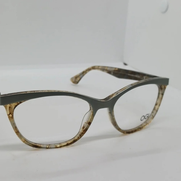 NWT WOMEN'S OGI EYEGLASS FRAMES HERITAGE GRAY MARBLE - Picture 2 of 4